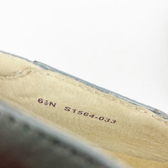 Softwalk Womens Norwich Ballet Flats 6.5 Narrow Silver Leather Round Toe NWOB - Picture 10 of 11